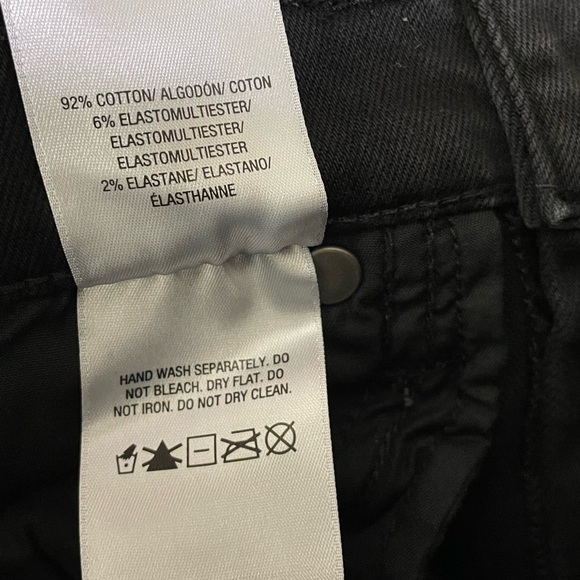 Hudson Nico Midrise Super Skinny Ankle Jeans Star Embellishments Black - Picture 15 of 16